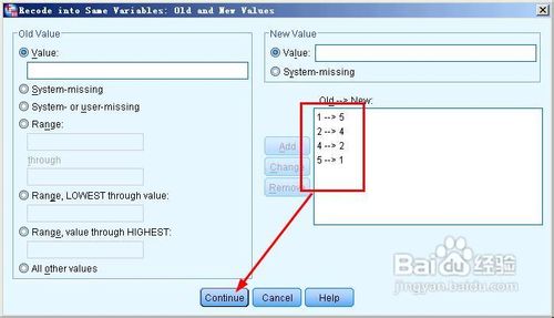 spss20.0如何进行反向计分