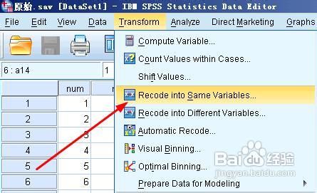 spss20.0如何进行反向计分