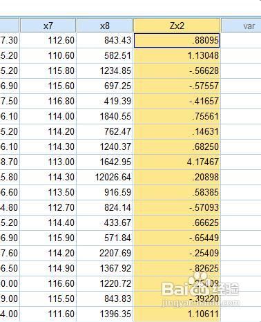spss按照3个标准差筛选数据的方法