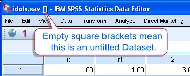 SPSS 未命名数据集
